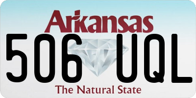 AR license plate 506UQL