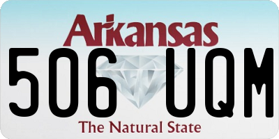 AR license plate 506UQM