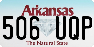 AR license plate 506UQP