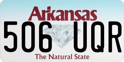 AR license plate 506UQR