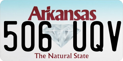 AR license plate 506UQV