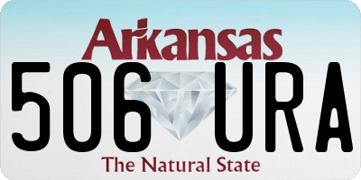 AR license plate 506URA