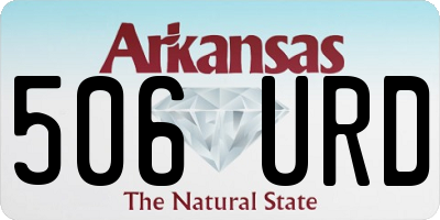 AR license plate 506URD