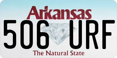 AR license plate 506URF