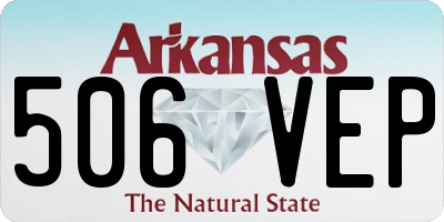 AR license plate 506VEP