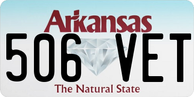 AR license plate 506VET