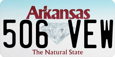 AR license plate 506VEW