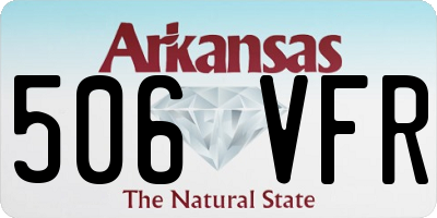 AR license plate 506VFR