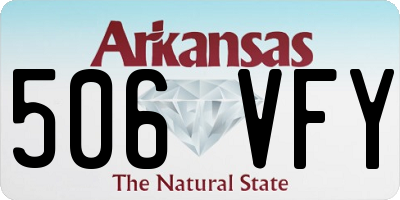 AR license plate 506VFY