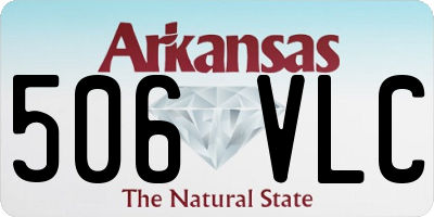 AR license plate 506VLC