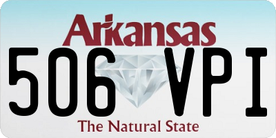 AR license plate 506VPI