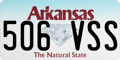 AR license plate 506VSS