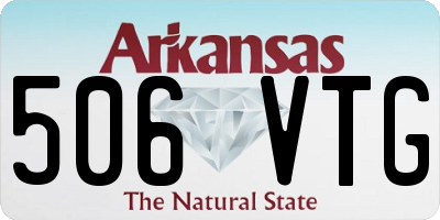 AR license plate 506VTG