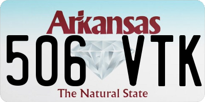 AR license plate 506VTK