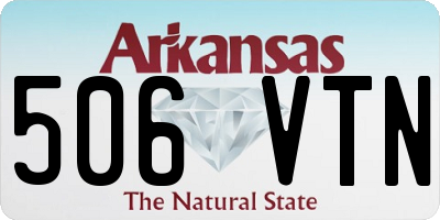 AR license plate 506VTN