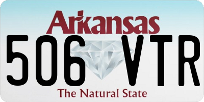 AR license plate 506VTR