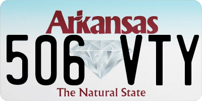 AR license plate 506VTY