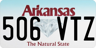AR license plate 506VTZ