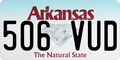 AR license plate 506VUD