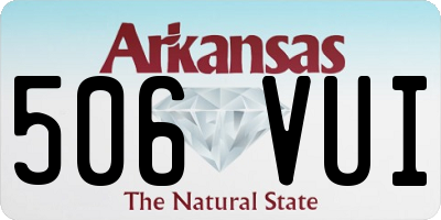 AR license plate 506VUI