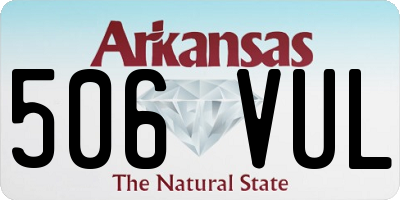 AR license plate 506VUL