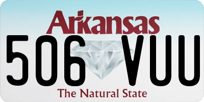 AR license plate 506VUU