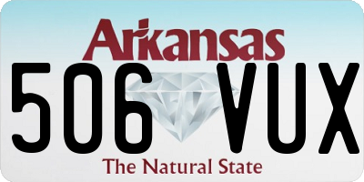 AR license plate 506VUX