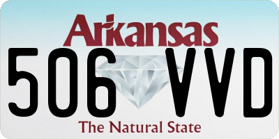 AR license plate 506VVD