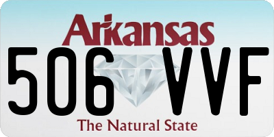 AR license plate 506VVF