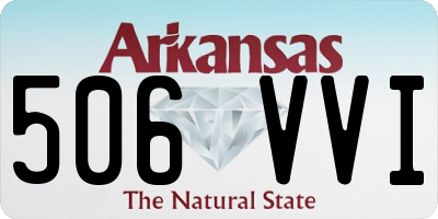 AR license plate 506VVI