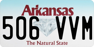 AR license plate 506VVM