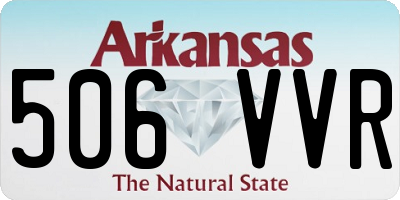 AR license plate 506VVR