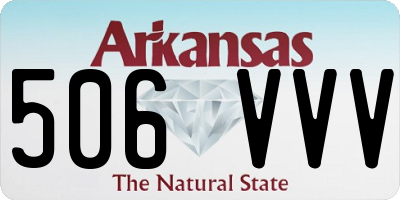 AR license plate 506VVV
