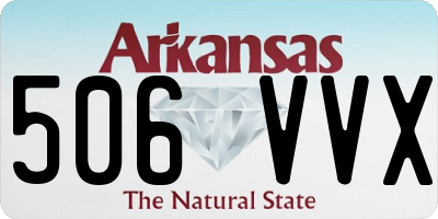 AR license plate 506VVX