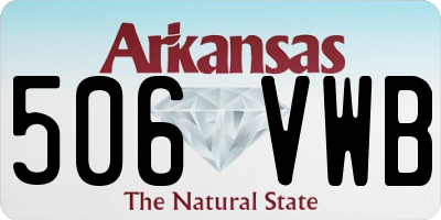 AR license plate 506VWB