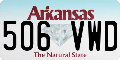AR license plate 506VWD
