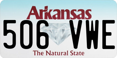 AR license plate 506VWE