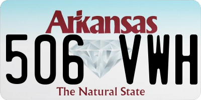 AR license plate 506VWH