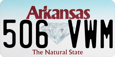 AR license plate 506VWM