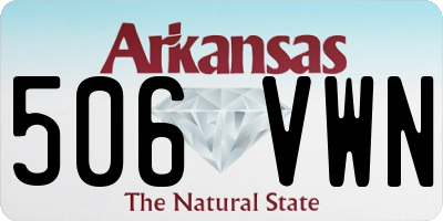 AR license plate 506VWN
