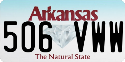 AR license plate 506VWW