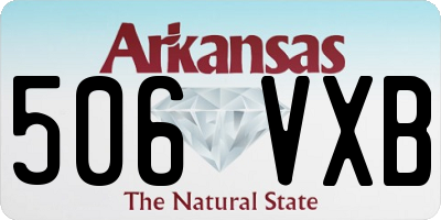 AR license plate 506VXB