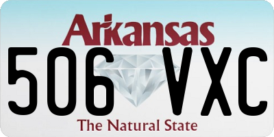 AR license plate 506VXC