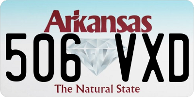 AR license plate 506VXD