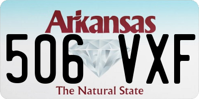 AR license plate 506VXF