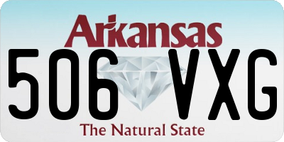 AR license plate 506VXG
