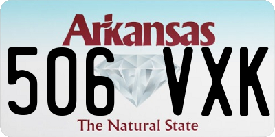 AR license plate 506VXK
