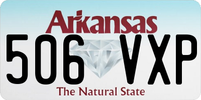 AR license plate 506VXP
