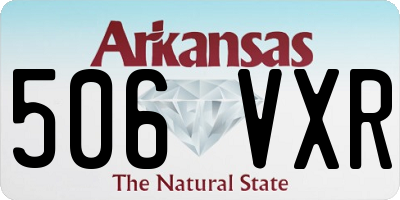 AR license plate 506VXR