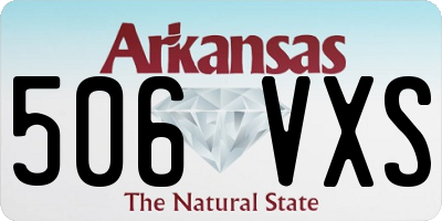 AR license plate 506VXS